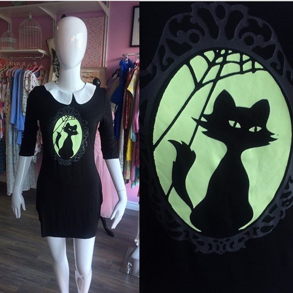 💖 Glow in the dark cat dress 💖